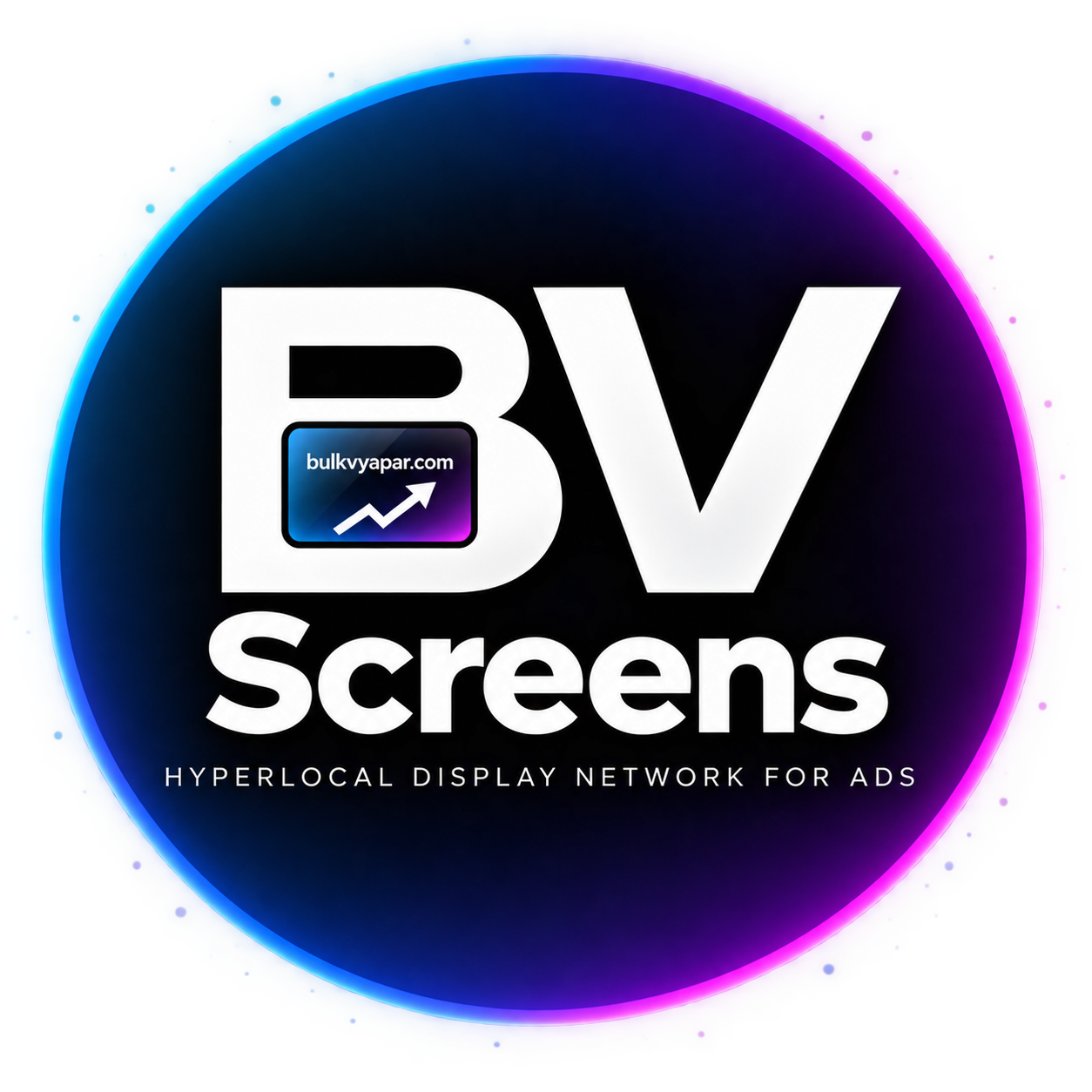 BV Screens hyperlocal display network for ads