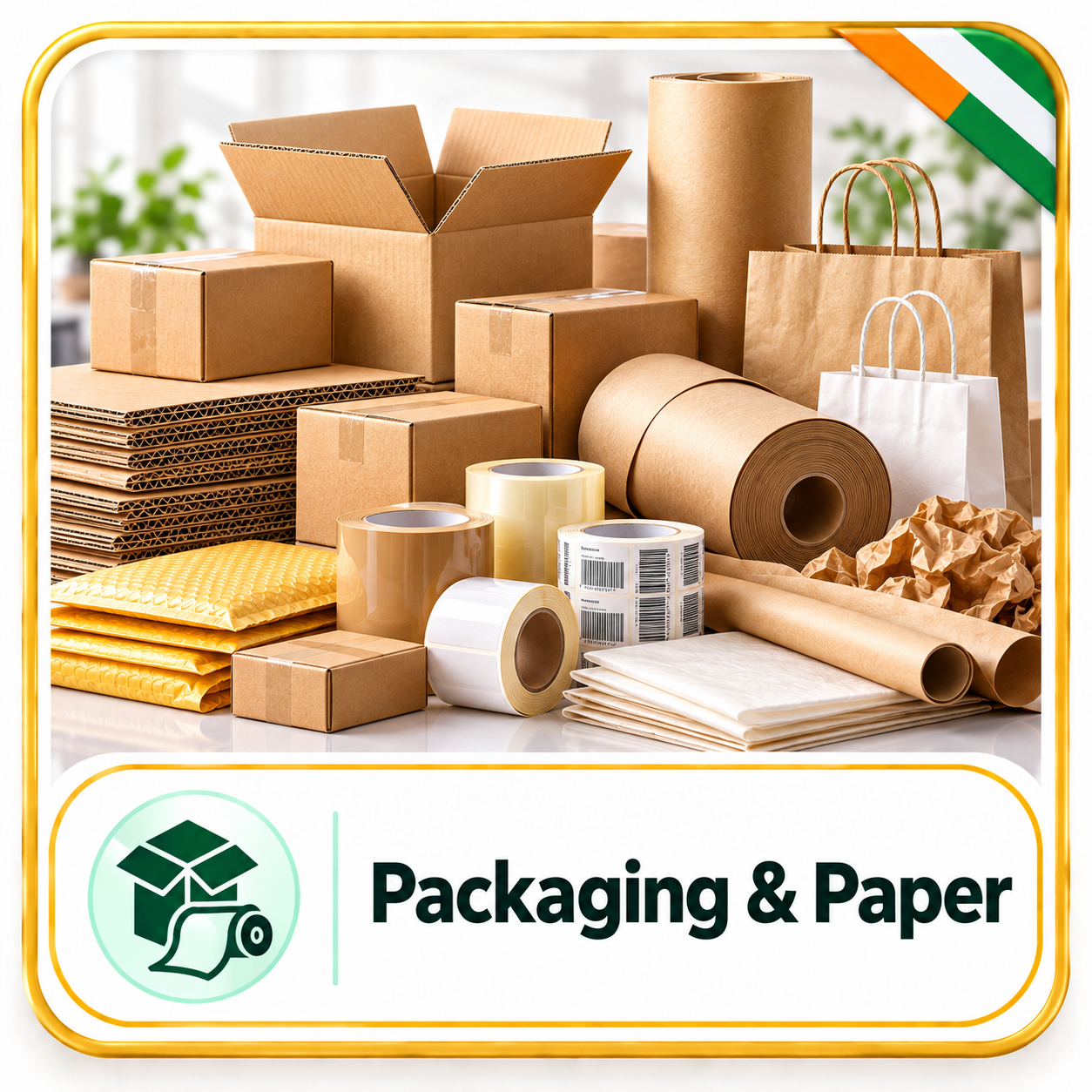 Packaging and sourcing category visual for B2B buyers