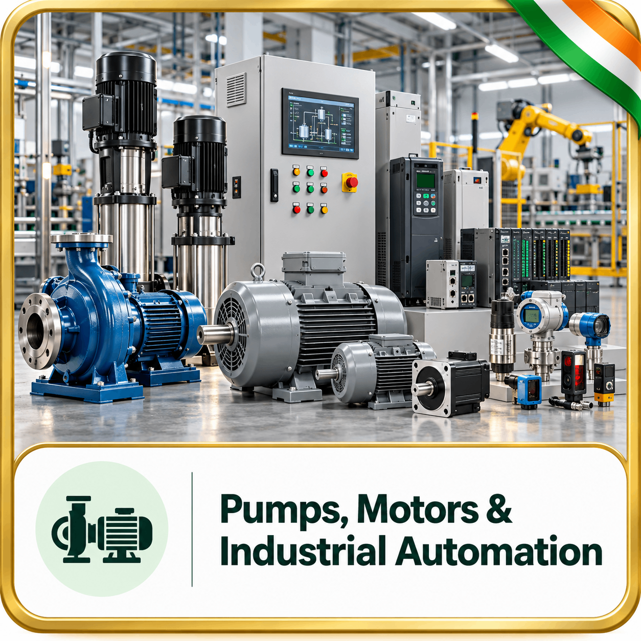 Pumps, Motors & Industrial Automation