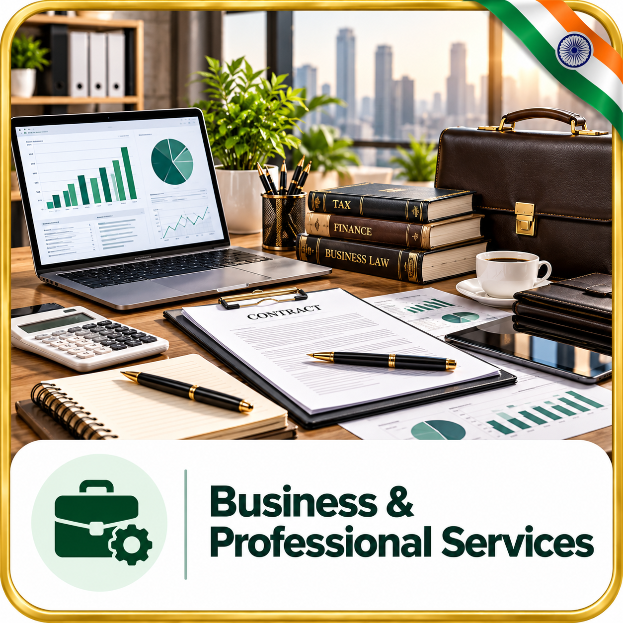 Business and professional services category visual